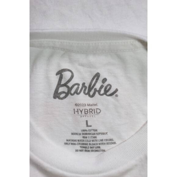 Hybrid Apparel Unisex Adult Barbie Graphic Tee | Size L - Picture 3 of 4